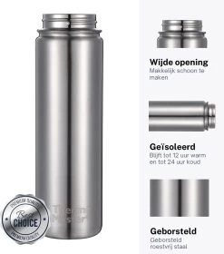 Thermo Master MasterBottle Drinkfles Met 3 Doppen - 650 Ml - Staal 6 Thermo Master MasterBottle Drinkfles Met 3 Doppen - 650 Ml - Staal -Brita Verkoop 1057x1200