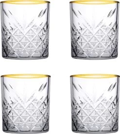 Pasabahce Tumbler Met Gouden Rand Timeless 35.5 Cl - Transparant Goud 4 Stuk(s) -Brita Verkoop 1075x1200 5