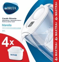 BRITA Waterfilterbundel Marella Cool White + 4 MAXTRA+ Filterpatronen -Brita Verkoop 1156x1200 1