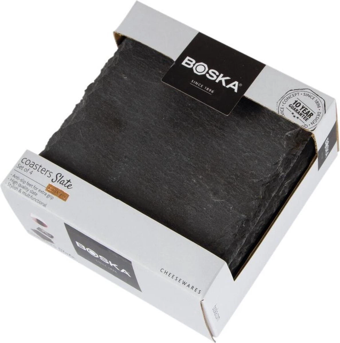 Boska Onderzetters Leisteen - Set Van Vier Stuks - Leisteen Onderzetters - 100 X 100 X 6 Mm - Cadeautips Voor Mannen - Cadeautips Voor Vrouwen - Cadeau Voor Mama - Cadeautips Voor Mannen - Keukengerei - Keuken Accessoires - 10 Jaar Garantie 7 Boska Onderzetters Leisteen - Set Van Vier Stuks - Leisteen Onderzetters - 100 X 100 X 6 Mm - Cadeautips Voor Mannen - Cadeautips Voor Vrouwen - Cadeau Voor Mama - Cadeautips Voor Mannen - Keukengerei - Keuken Accessoires - 10 Jaar Garantie - Afbeelding 7