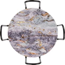 Castagnola Keramische Onderzetters Met Houder – Onderzetters Voor Glazen – Onderzetters Design – Onderzettersset – Drink Onderzetters – Keramisch – Kurk – Set Van 6 – Grijs/Goud -Brita Verkoop 1187x1200 8