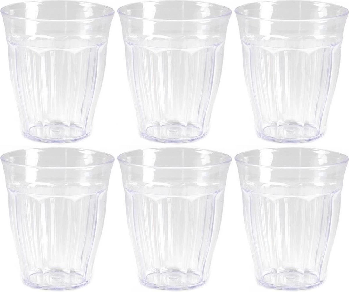 Merkloos 12x Kunststof Drinkglazen/waterglazen Picardie Transparant 250 Ml Herbruikbaar - Sapglazen/limonadeglazen Onbreekbaar Kunststof Voor Kinderen - Camping Servies - Onbreekbare Stapelbare Glazen 1 Merkloos 12x Kunststof Drinkglazen/waterglazen Picardie Transparant 250 Ml Herbruikbaar - Sapglazen/limonadeglazen Onbreekbaar Kunststof Voor Kinderen - Camping Servies - Onbreekbare Stapelbare Glazen