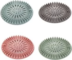 WiseGoods - Haarstopper - Haarvanger - Douche Zeef - Douche Filter - Haarfilter - Douche Afvoer - Siliconen - Blauw -Brita Verkoop 1200x1009