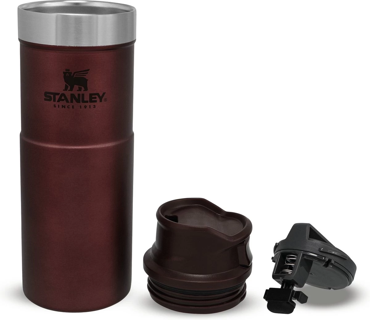 Stanley Trigger-Action Travel Mug 0.47L - Thermosfles - Wine 5 Stanley Trigger-Action Travel Mug 0.47L - Thermosfles - Wine - Afbeelding 5