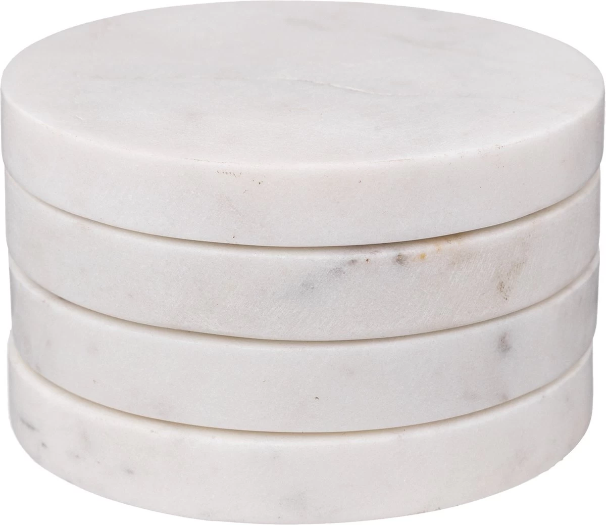 Secret De Gourmet Onderzetters Voor Glazen - 8 Stuks - Marmer - Wit 2 Secret De Gourmet Onderzetters Voor Glazen - 8 Stuks - Marmer - Wit - Afbeelding 2