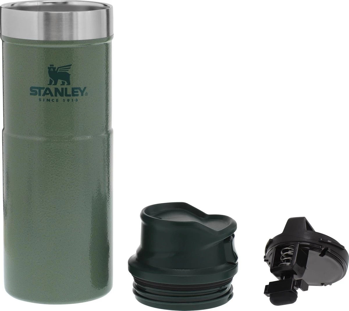 Stanley Trigger-Action Travel Mug 0.47L - Thermosfles - Hammertone Green 3 Stanley Trigger-Action Travel Mug 0.47L - Thermosfles - Hammertone Green - Afbeelding 3