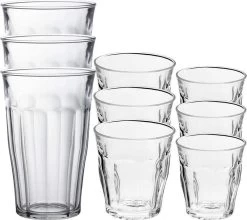 Duralex - Drinkglazen/waterglazen - 18x Stuks - Transparant - 200/310/500ml