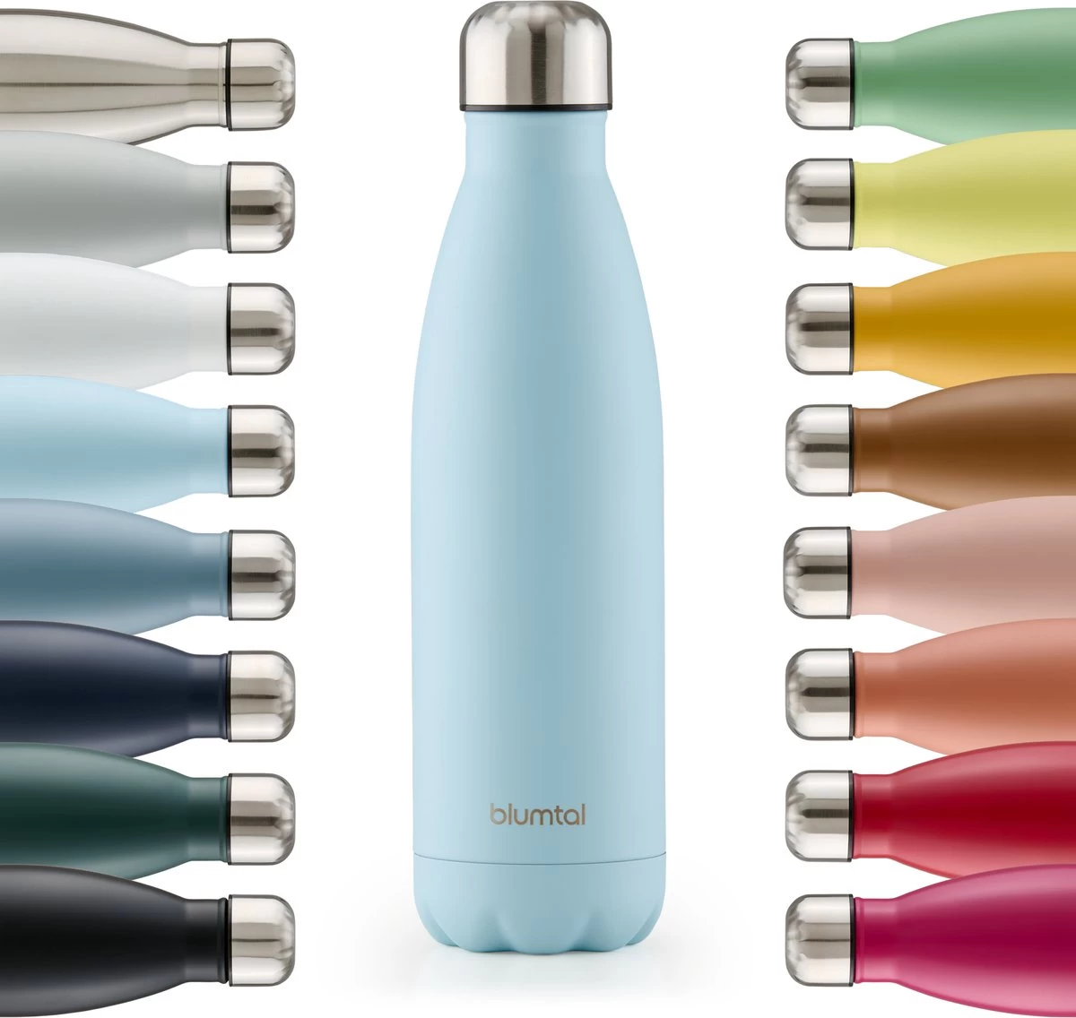 Blumtal Thermosfles - Met Dubbele Wand - Thermosbeker Koffie, Thee En Koele Dranken - Travel Mug - 750ml - Lichtblauw 1 Blumtal Thermosfles - Met Dubbele Wand - Thermosbeker Koffie, Thee En Koele Dranken - Travel Mug - 750ml - Lichtblauw