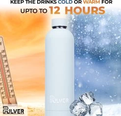 Pulver - RVS Thermosfles / Drinkfles – BPA Vrij – 750 Ml - Waterfles Met Draaidop – Drinkfles – Dubbele Isolatie - Rubberen Coating- Licht Groen 9 Pulver - RVS Thermosfles / Drinkfles – BPA Vrij – 750 Ml - Waterfles Met Draaidop – Drinkfles – Dubbele Isolatie - Rubberen Coating- Licht Groen -Brita Verkoop 1200x1150 3