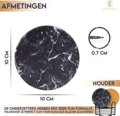 Castagnola Keramische Onderzetters Met Houder – Onderzetters Voor Glazen – Onderzetters Design – Onderzettersset – Drink Onderzetters – Keramisch – Kurk – Set Van 6 – Grijs/Zwart 16 Castagnola Keramische Onderzetters Met Houder – Onderzetters Voor Glazen – Onderzetters Design – Onderzettersset – Drink Onderzetters – Keramisch – Kurk – Set Van 6 – Grijs/Zwart -Brita Verkoop 1200x1161 3
