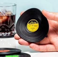 Balvi Set Van 4 LP Onderzetters The Coaster