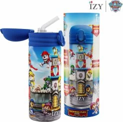 IZY Bottles X Paw Patrol - Rescue Knights | 350 ML | Kinderen | Thermosfles | Drinkfles | Waterfles | Schoolfles | Isoleerfles | Beker | Drinkbeker | Koud | Warm | Fles | Kinder | Back To School | 350ml
