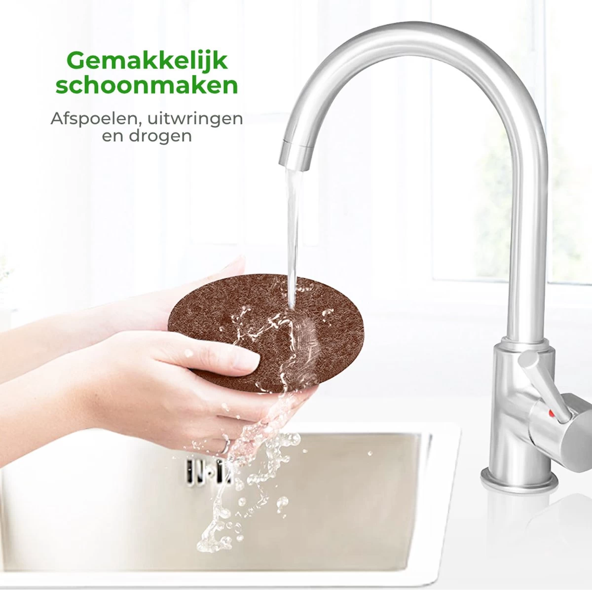 Soothe Onderzetters Voor Glazen - Vilt 10 Stuks – Bruin – Onderzetters Met Houder – Handgemaakt - Hittebestendig, Absorberend En Duurzaam 4 Soothe Onderzetters Voor Glazen - Vilt 10 Stuks – Bruin – Onderzetters Met Houder – Handgemaakt - Hittebestendig, Absorberend En Duurzaam - Afbeelding 4