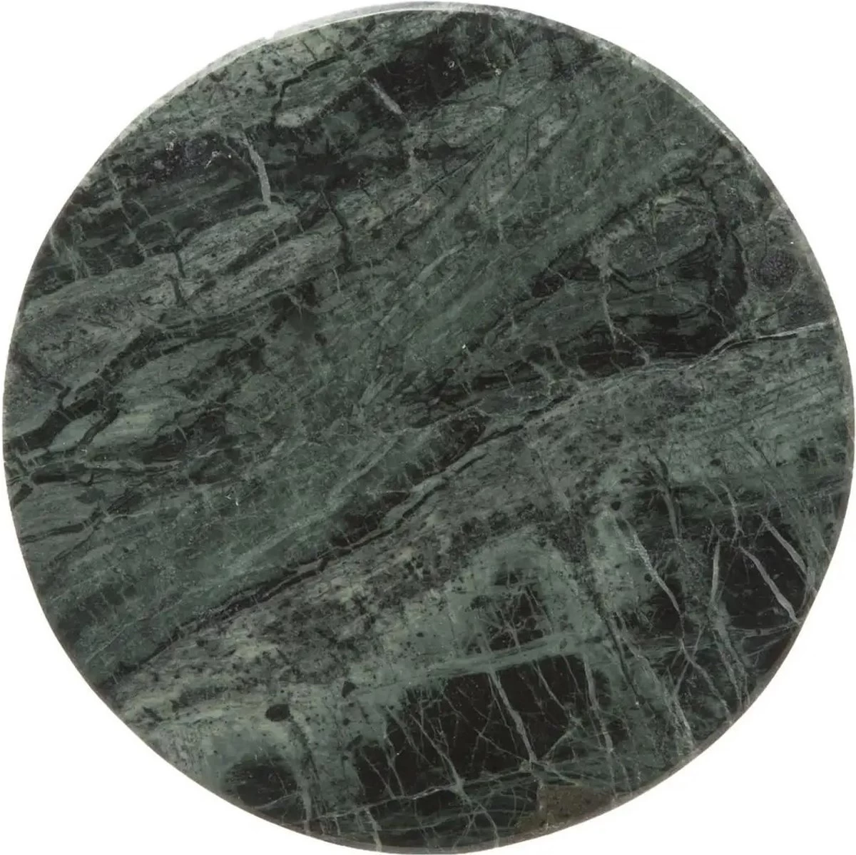 Set Van 8x Ronde Onderzetters Voor Glazen D10 Cm Groen Marmer 3 Set Van 8x Ronde Onderzetters Voor Glazen D10 Cm Groen Marmer - Afbeelding 3