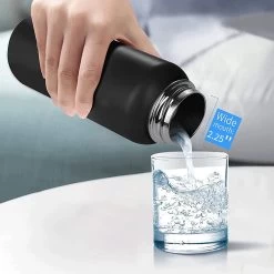 Thermo Master - Thermosfles & Drinkfles - Waterfles - 0,5 Liter - Midnight Black - 3 Doppen -Brita Verkoop 1200x1200 189