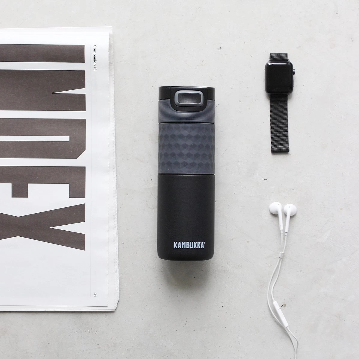 Kambukka Etna Grip Thermosbeker 500 Ml - Makkelijk Reinigen - Lekvrije Koffiebeker - Zwart 9 Kambukka Etna Grip Thermosbeker 500 Ml - Makkelijk Reinigen - Lekvrije Koffiebeker - Zwart - Afbeelding 9