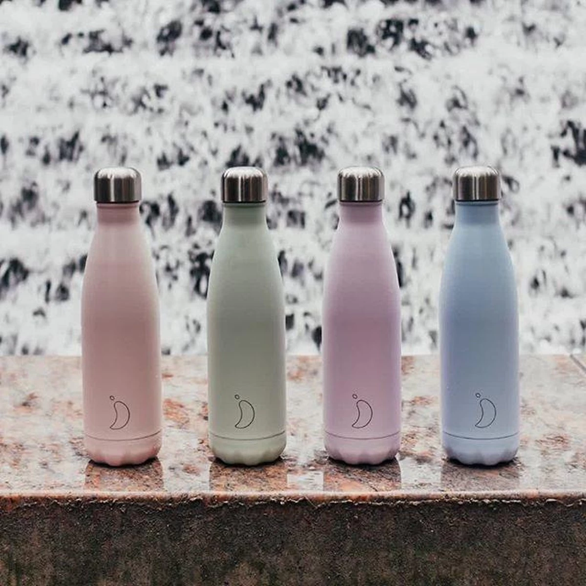 Chilly's 500 Ml Fles Blush Baby Pink 500 Ml 2 Chilly's 500 Ml Fles Blush Baby Pink 500 Ml - Afbeelding 2