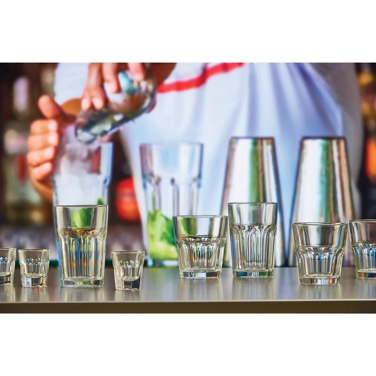 Mammoet Casablanca Tumblerglas - 200ml - 9cm - 12 Stuks 3 Mammoet Casablanca Tumblerglas - 200ml - 9cm - 12 Stuks - Afbeelding 3