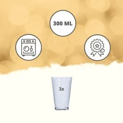 Orange85 Drinkglazen - Set Van 3 - Lichtgrijs - 30 Cl - Limonadeglazen - Vaatwasbestendig - Glaswerk -Brita Verkoop 1200x1200 542