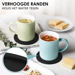 Siliconen Onderzetters Met Houder - 10 Stuks - Onderleggers Voor Glazen - Glasonderzetters Voor Op Tafel - Coasters - Zwart - Rond 10 Siliconen Onderzetters Met Houder - 10 Stuks - Onderleggers Voor Glazen - Glasonderzetters Voor Op Tafel - Coasters - Zwart - Rond -Brita Verkoop 1200x1200 649