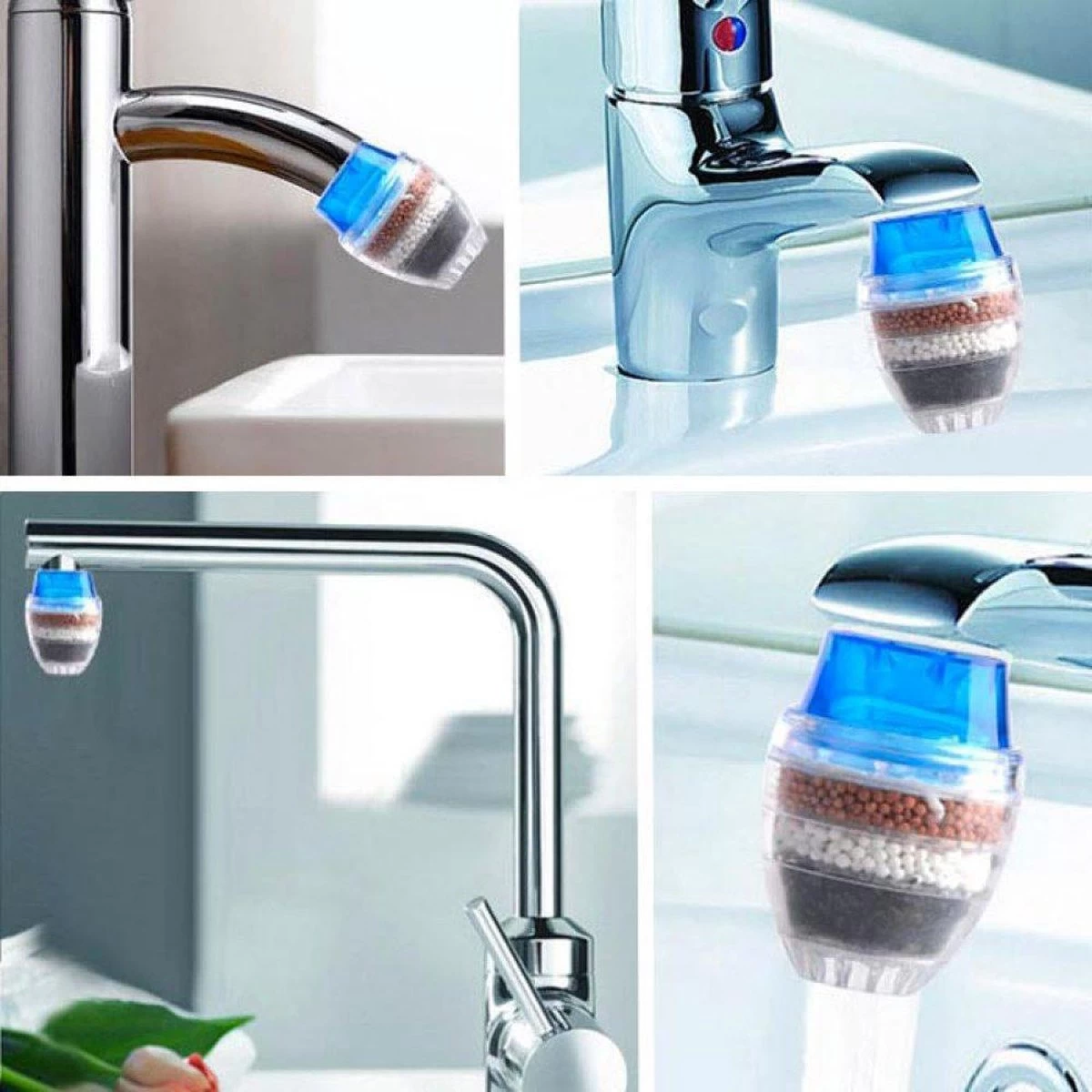 3 X Waterfilter Voor Op De Kraan - Kraanfilter - 3 Pack Voor 6 Maanden Zuiver Water 3 3 X Waterfilter Voor Op De Kraan - Kraanfilter - 3 Pack Voor 6 Maanden Zuiver Water - Afbeelding 3