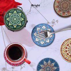 IBright Onderzetters Voor Glazen - Set Van 8 Met Houder - Rond - Bohemian - Oosterse - Mandala Design - Coasters 12 IBright Onderzetters Voor Glazen - Set Van 8 Met Houder - Rond - Bohemian - Oosterse - Mandala Design - Coasters -Brita Verkoop 1200x1200 694