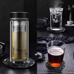 Luxe Leren Marmeren Onderzetters Met Houder - 15 Stuks - Onderleggers Voor Glazen - Glasonderzetters Voor Op Tafel - Coasters - Zwart / Goud - Rond 14 Luxe Leren Marmeren Onderzetters Met Houder - 15 Stuks - Onderleggers Voor Glazen - Glasonderzetters Voor Op Tafel - Coasters - Zwart / Goud - Rond -Brita Verkoop 1200x1200 718