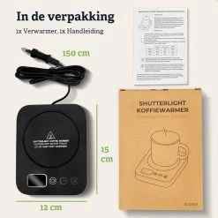Shutterlight Verwarmde Onderzetter – Tot 85°C – 9 Standen – Timer – Warmhoudplaat Voor Mok Thee & Koffie – Mug Heating Plate – Cup Warmer 15 Shutterlight Verwarmde Onderzetter – Tot 85°C – 9 Standen – Timer – Warmhoudplaat Voor Mok Thee & Koffie – Mug Heating Plate – Cup Warmer -Brita Verkoop 1200x1200 731