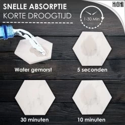 HighSupply Design Onderzetters Van Marmer En Keramiek Voor Glazen – Wit – 6 Onderleggers – Glasonderzetters Met Houder – Kurk 17 HighSupply Design Onderzetters Van Marmer En Keramiek Voor Glazen – Wit – 6 Onderleggers – Glasonderzetters Met Houder – Kurk -Brita Verkoop 1200x1200 817