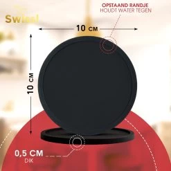 Onderzetters Voor Glazen Swissl – Anti Slip Siliconen – 6 Stuks 14 Onderzetters Voor Glazen Swissl – Anti Slip Siliconen – 6 Stuks -Brita Verkoop 1200x1200 837
