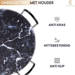 Castagnola Keramische Onderzetters Met Houder – Onderzetters Voor Glazen – Onderzetters Design – Onderzettersset – Drink Onderzetters – Keramisch – Kurk – Set Van 6 – Grijs/Zwart 11 Castagnola Keramische Onderzetters Met Houder – Onderzetters Voor Glazen – Onderzetters Design – Onderzettersset – Drink Onderzetters – Keramisch – Kurk – Set Van 6 – Grijs/Zwart -Brita Verkoop 1200x1200 851