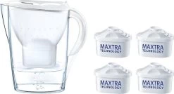 BRITA Waterfilterbundel Marella Cool White + 4 MAXTRA+ Filterpatronen -Brita Verkoop 1200x649