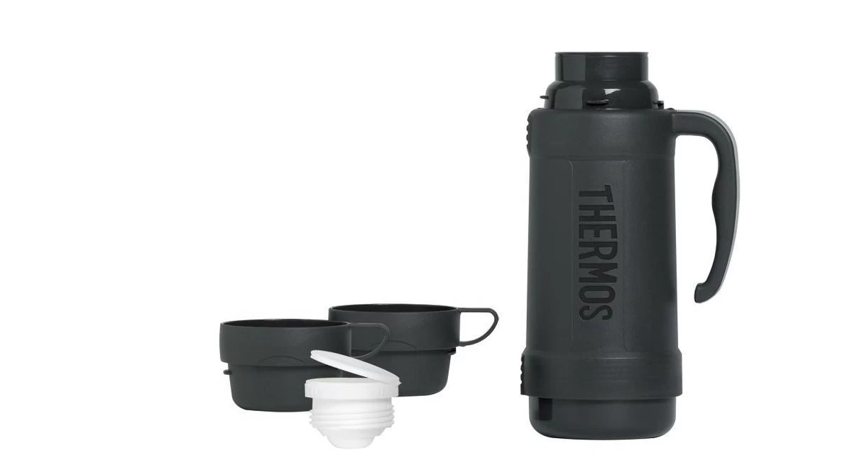Thermos Eclipse Isoleerfles - 1L - Donkergrijs 2 Thermos Eclipse Isoleerfles - 1L - Donkergrijs - Afbeelding 2