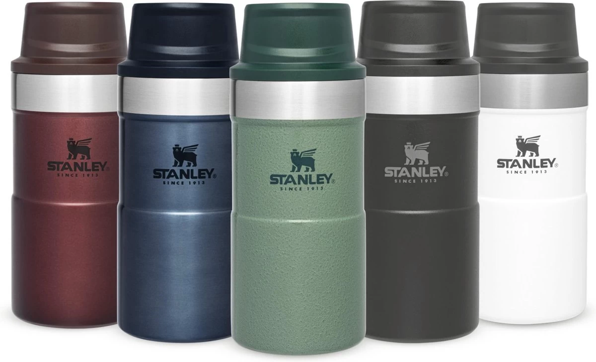 Stanley The Trigger-Action Travel Mug 0,25L - Thermosfles - Hammertone Green 4 Stanley The Trigger-Action Travel Mug 0,25L - Thermosfles - Hammertone Green - Afbeelding 4