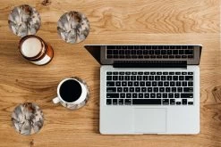 Onderzetters Voor Glazen - Rond - Grijs - Goud - Marmer - 10x10 Cm - Glasonderzetters - 6 Stuks 9 Onderzetters Voor Glazen - Rond - Grijs - Goud - Marmer - 10x10 Cm - Glasonderzetters - 6 Stuks -Brita Verkoop 1200x800 110