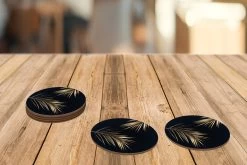 Onderzetters Voor Glazen - Goud Print - Zwart - Rond - Planten - Onderleggers Voor Glazen - 10x10 Cm - 6 Stuks 10 Onderzetters Voor Glazen - Goud Print - Zwart - Rond - Planten - Onderleggers Voor Glazen - 10x10 Cm - 6 Stuks -Brita Verkoop 1200x800 117