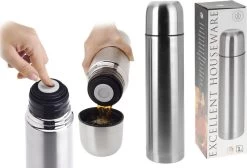 Excellent Houseware KOOPMAN Thermoskan Bullet 1 Liter RVS -Brita Verkoop 1200x814