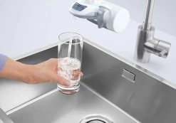 BRITA On Tap Faucet Filtration System - Uitstekend Smakend Gefilterd Water - Inclusief 1 BRITA ON TAP Kraanfilter - 600 Liter Water Gefilterd Per Patroon - Witte Kleur -Brita Verkoop 1200x839