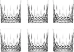 Mammoet Waterglas Rose 33 Cl Transparant 6 Stuk(s)