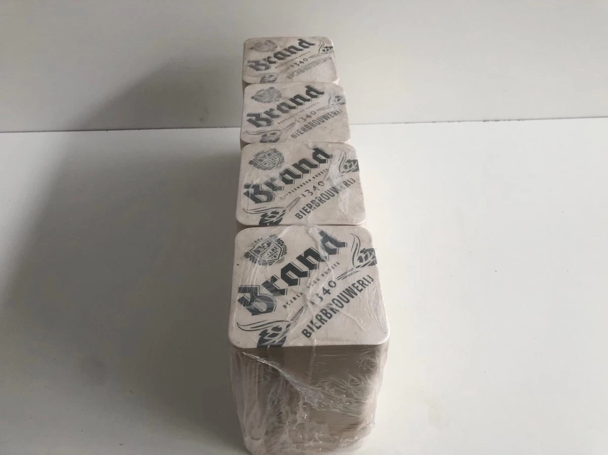 Brand - Bierviltjes - 400 Stuks (4x 100 Stuks) 3 Brand - Bierviltjes - 400 Stuks (4x 100 Stuks) - Afbeelding 3