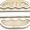 Riviera Maison Onderzetter Voor Pannen, Hamburger - Classic Burger Trivet - Goud - Aluminium - 1 Stuk