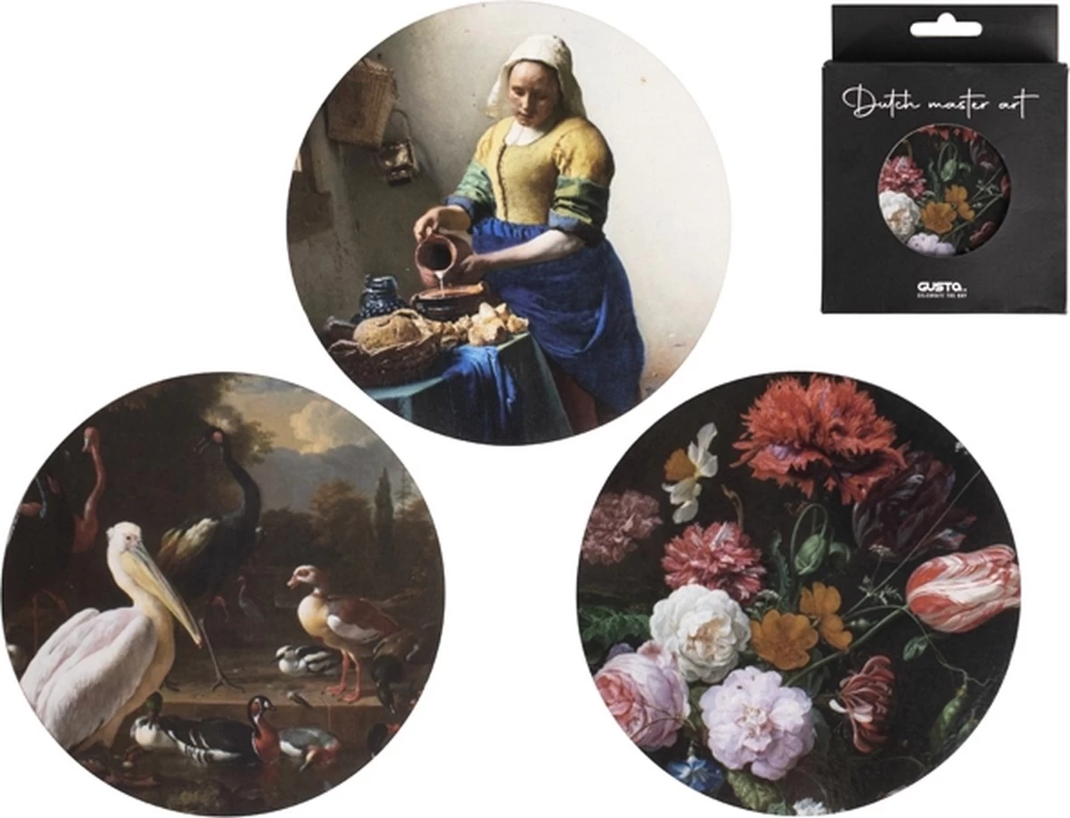 Gusta Onderzetters Hollandse Meesters Set A 6 1 Gusta Onderzetters Hollandse Meesters Set A 6