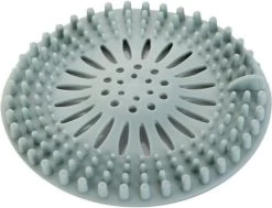 WiseGoods - Haarstopper - Haarvanger - Douche Zeef - Douche Filter - Haarfilter - Douche Afvoer - Siliconen - Blauw