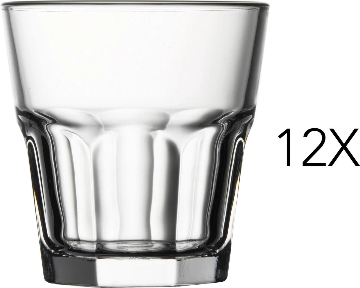 Mammoet Casablanca Tumblerglas - 200ml - 9cm - 12 Stuks 6 Mammoet Casablanca Tumblerglas - 200ml - 9cm - 12 Stuks - Afbeelding 6