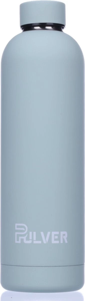 Pulver - RVS Thermosfles / Drinkfles – BPA Vrij – 750 Ml - Waterfles Met Draaidop – Drinkfles – Dubbele Isolatie - Rubberen Coating- Licht Groen 1 Pulver - RVS Thermosfles / Drinkfles – BPA Vrij – 750 Ml - Waterfles Met Draaidop – Drinkfles – Dubbele Isolatie - Rubberen Coating- Licht Groen