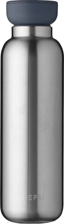 Mepal – Isoleerfles Ellipse 500 Ml – Houdt Je Drankje 12 Uur Warm En 24 Uur Koud – Natural Brushed – Geschikt Voor Bruiswater – Thermosfles – Lekdicht