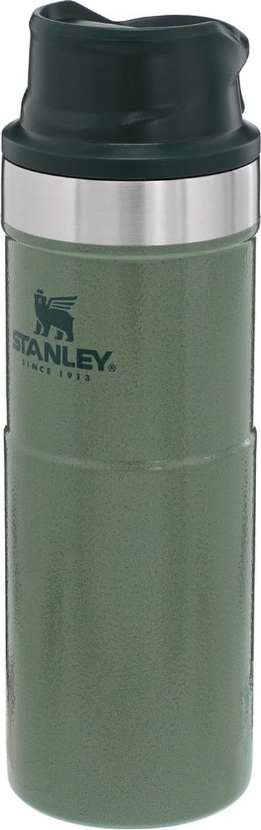 Stanley Trigger-Action Travel Mug 0.47L - Thermosfles - Hammertone Green 2 Stanley Trigger-Action Travel Mug 0.47L - Thermosfles - Hammertone Green - Afbeelding 2