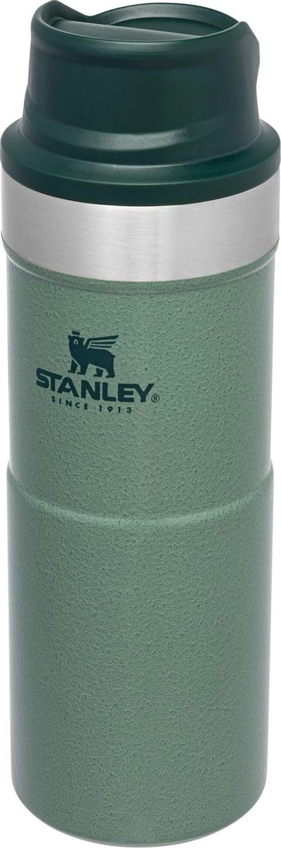 Stanley Trigger-Action Travel Mug 0.35L - Thermosfles - Hammertone Green 1 Stanley Trigger-Action Travel Mug 0.35L - Thermosfles - Hammertone Green