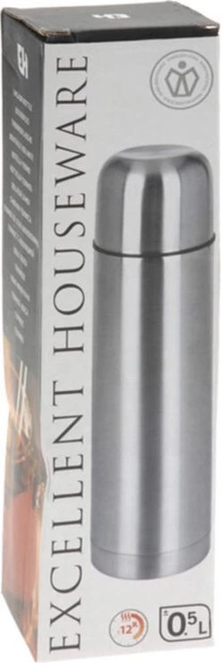 Merkloos Excellent Houseware Bullet Isolatiekan - 0,5 L - RVS 12 Merkloos Excellent Houseware Bullet Isolatiekan - 0,5 L - RVS -Brita Verkoop 401x1200