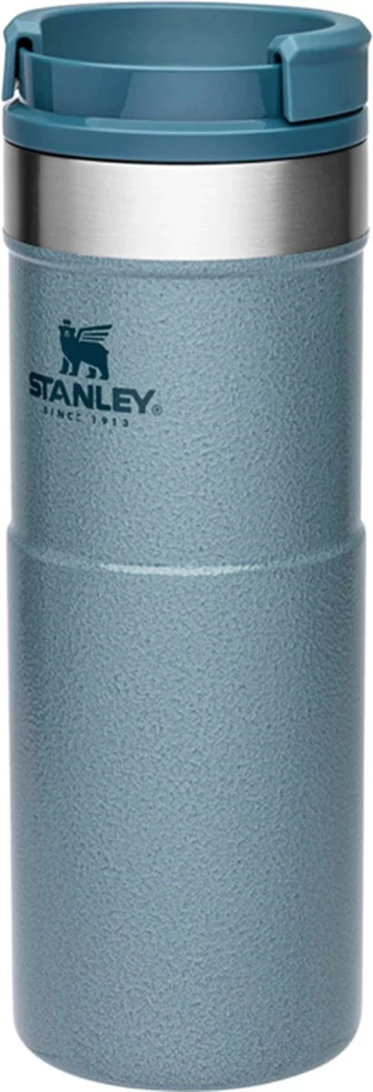 Stanley The NeverLeak™ Travel Mug 0,47L NEW - Thermosfles - Hammertone Ice 11 Stanley The NeverLeak™ Travel Mug 0,47L NEW - Thermosfles - Hammertone Ice - Afbeelding 11